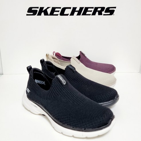 스케쳐스 고워크 6 최상에 쿠션 하이퍼 필러 쿠션을 추가 더욱 편해진 부드러운 탄력 쿠션 유지력 신은 느낌이 없을 정도 가볍고 편한 스케쳐스 국민 엄마 슬립온