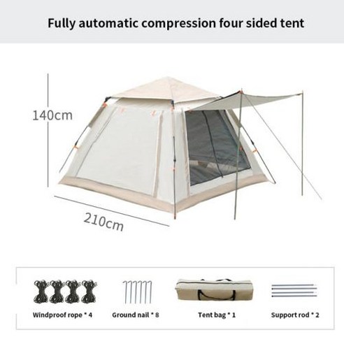 텐트 원터치 2 3 4 인용 작은 캠핑 자동 관광 자연 하이킹 여행 야외 방수, 9) G002g 캠핑카렌트 Best Top5