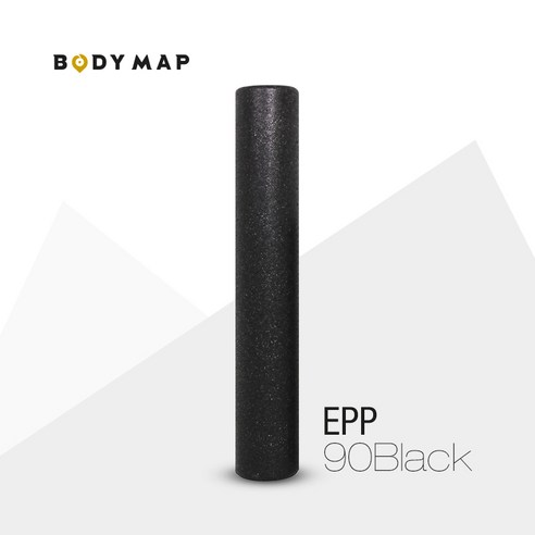 바디맵 EPP 하드 폼롤러 길이 90 60 45 지름 15 12 8cm, 블랙