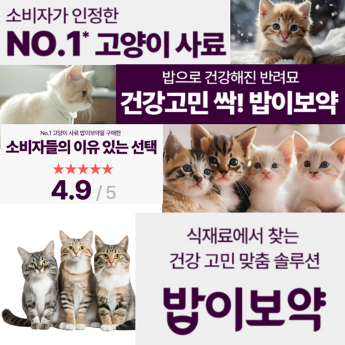 고양이의 빛나는 피모를 위한 최적의 선택