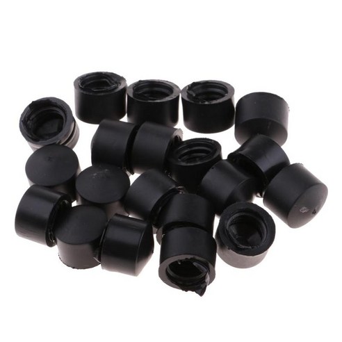 20 팩 스케이트 보드 컵 12mm 13mm 부속은 대부분의 트럭 검정을 적합합니다, 블랙, 설명 설명