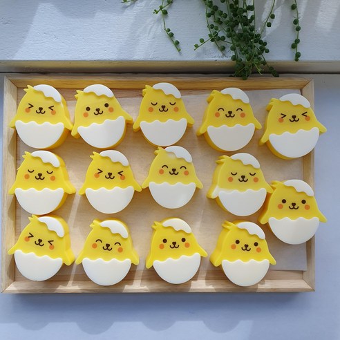 아이 피부를 생각한 순하고 귀여운 병아리 비누