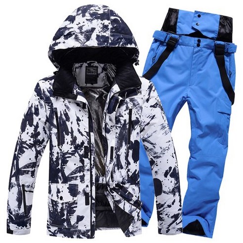 장비 숏 인라인 스키Ski Suit Men Skiing Jackets Winter Warm Windproof Waterproof Outdoor Sport Snow, 02 Style 02_03 XL