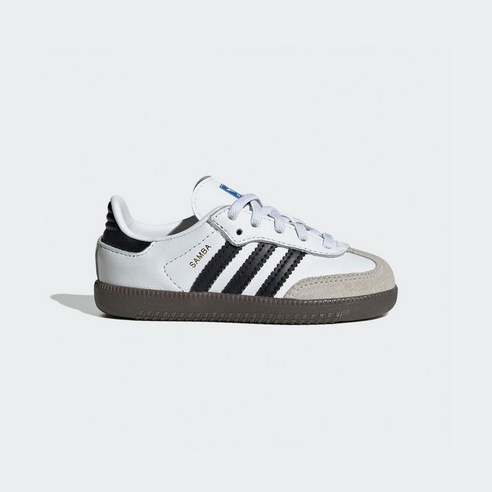 아디다스 ADIDAS 614282 삼바 오리지날 EL 인펀트 - FTWR WHITE/CORE BLACK/GUM5 IE3679