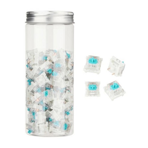 MX 스위치 키보드 초심자 매니아를 위한 기계식 키보드 스위치, 싱글 15x15x17mm, ABS 플라스틱, 그린 90