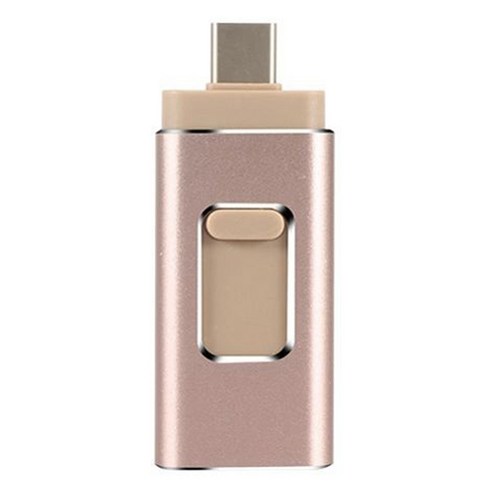 USB 스틱 USB 3.0 USB 플래시 드라이브 3 in 1 Pendrive USB C 플래시 드라이브 안드로이드 / 태블릿 / PC 용, 금, 64g.