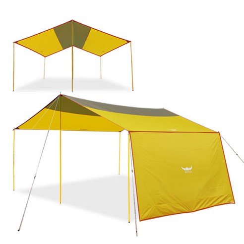 넓은 그늘과 편리함, 완벽한 캠핑을 위한 선택