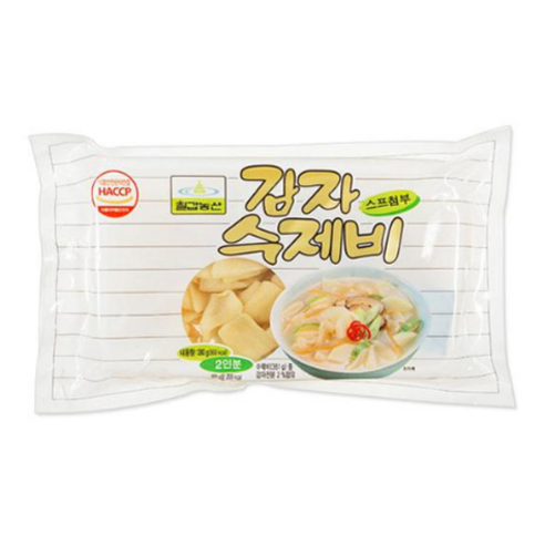 칠갑 감자수제비380g, 380g, 18개
