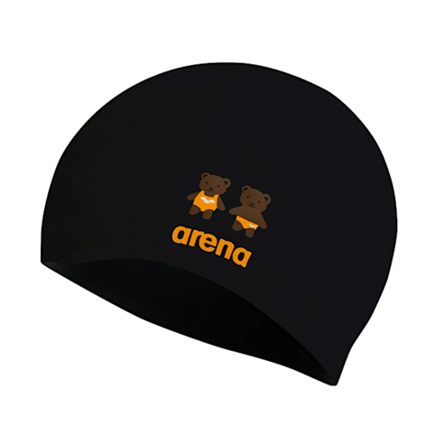 아레나 미니베어 실리콘 수모 A5AC1AC12, BLACK, 1개