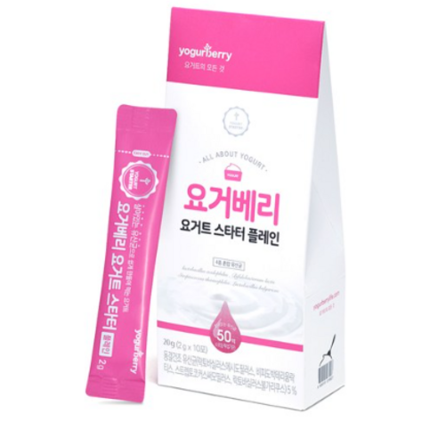 요거베리 휴럼 플레인 요거트 스타터, 2g, 180개, 2g 요거베리스타터 요거베리 휴럼 플레인 요거트 스타터, 2g, 180개, 2g 요거베리스타터