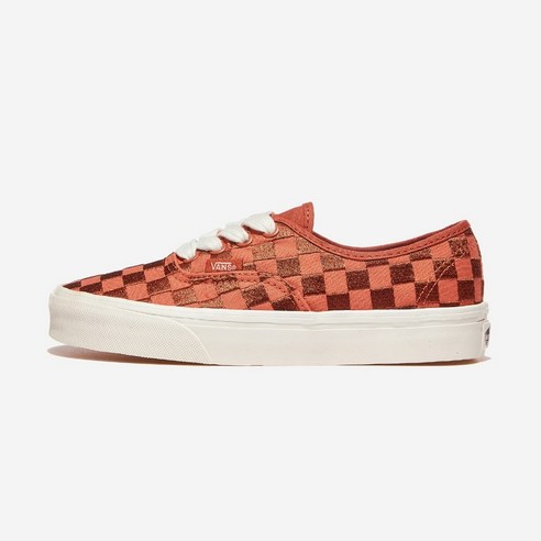 반스 어센틱 엠브로이드 체커 오렌지 EMBROIDERED CHECKER ORANGE 반스 어센틱 엠브로이드 체커 오렌지 EMBROIDERED CHECKER ORANGE