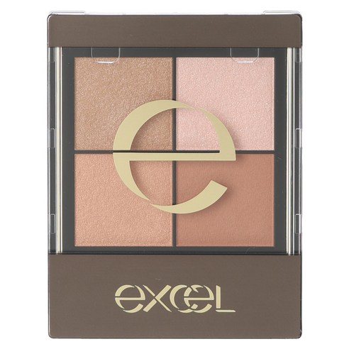 엑셀 excel 리얼 클로즈 아이섀도 팔레트 3.5g, CX01 태슬 뮬, 1개