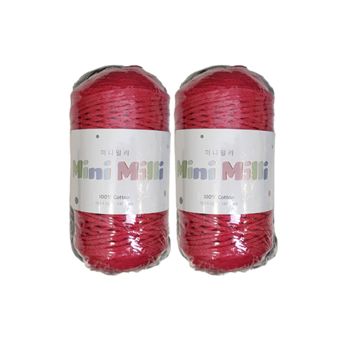 미니밀리실 버블 토트백 150g (총 300g), 2개, 729 스트로베리