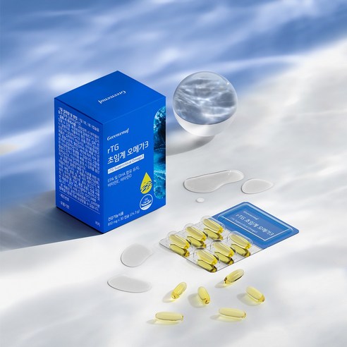 rTG 초임계 오메가 3, 30정, 5개