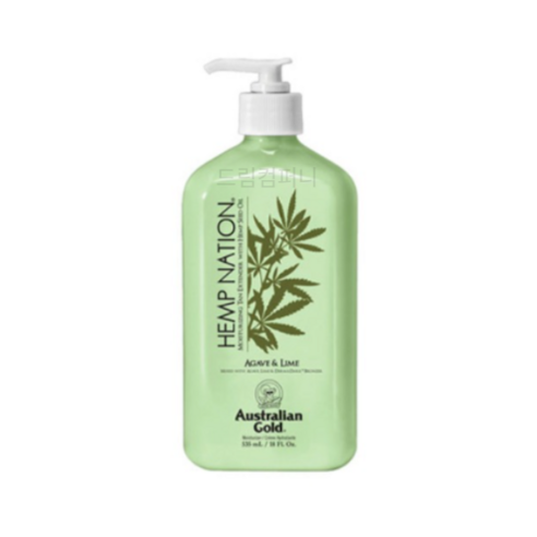 오스트레일리안골드 헴프네이션 탠 익스텐더 바디로션 아가베 앤 라임, 535ml, 1개