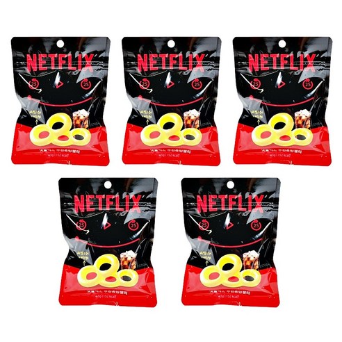 Netflix 넷플릭스 무한츄잉 젤리 콜라맛, 0.045kg, 5세트