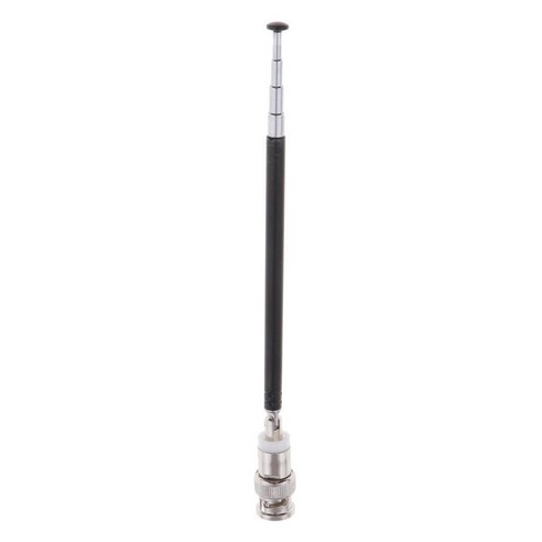 THE WAROOM SHOP 확장 가능한 안테나-UHF 100MHz-900MHz 안테나 교체 밴드 액세서리, 14cm, 블랙 실버, 스틸