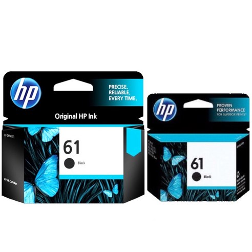 HP NO.61 정품 잉크: 데스크젯 프린터의 완벽한 파트너, 뛰어난 품질과 안정성을 경험하세요!