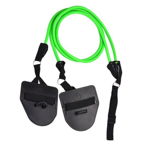 저항 밴드 스쿼트 필라테스 바 홈 운동 체육관 장비 홈 운동 밴드 키트 운동 용 가중 막대, TPE, 녹색 50lb
