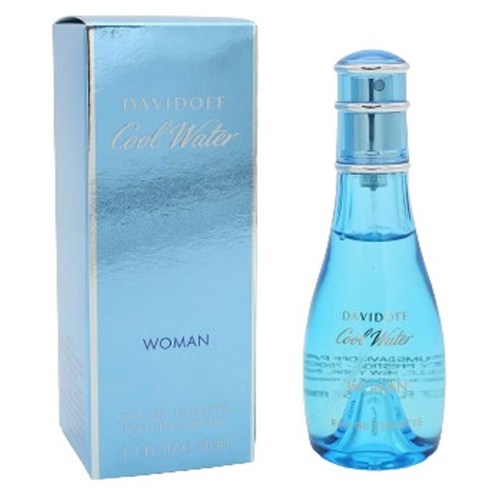 다비도프 쿨 워터 우먼 오 드 뚜왈렛, 50ml, 1개