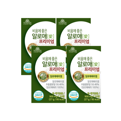 비움에좋은알로애 프리미엄 배변활동에 도움을 줄 수 있슴, 30정, 6개