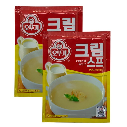 오뚜기 크림 스프, 80g, 2개