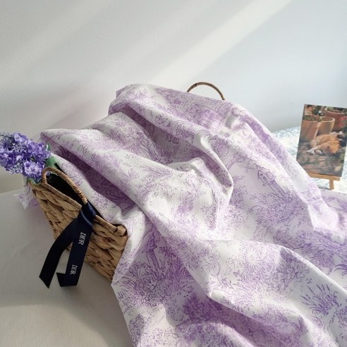 예술이 일상으로 스며드는 순간, 뜨왈 드 주이 면 혼방 원단