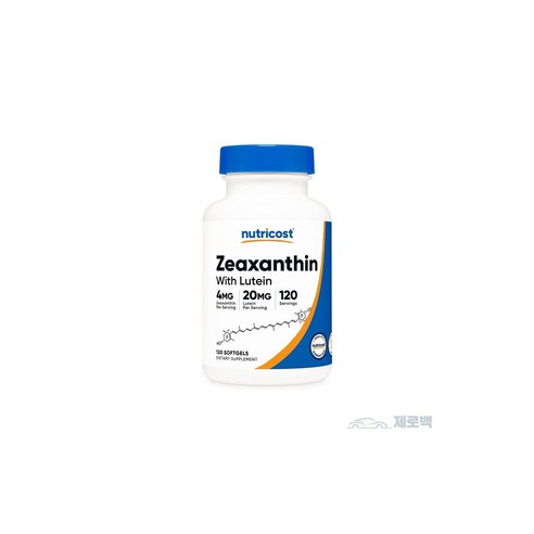 뉴트리코스트 루테인 20mg + 제아잔틴 4mg 소프트젤, 3개, 120정