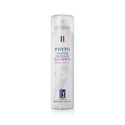 PGA TOUR 선몬랩 피토 워터 디펜스 선 스프레이 150ml 선크림 SFP50 뿌리는 썬크림 골프 선케어 미스트, 1개