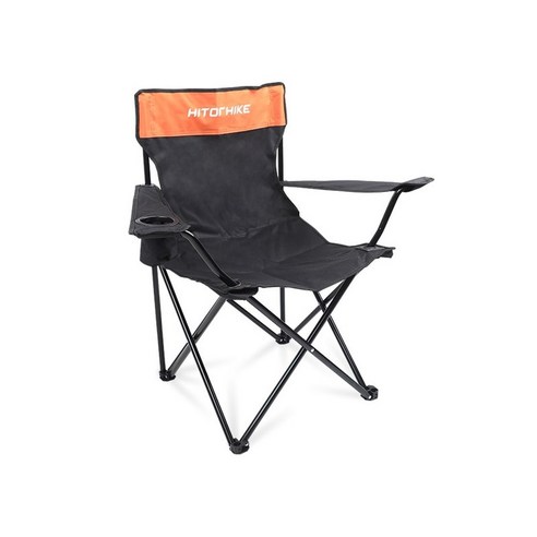 [SW] Hitorhike 도매 저렴한 휴대용 야외 철 캠핑 팔 의자, 러시아, black