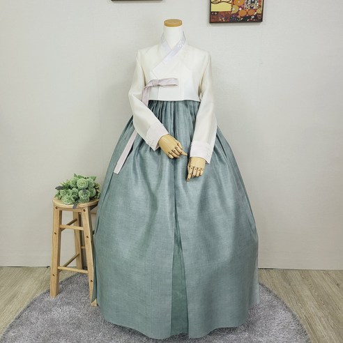 헤움한복, 명품 쑥&아이보리 한복 맞춤 제작 혼주한복맞춤