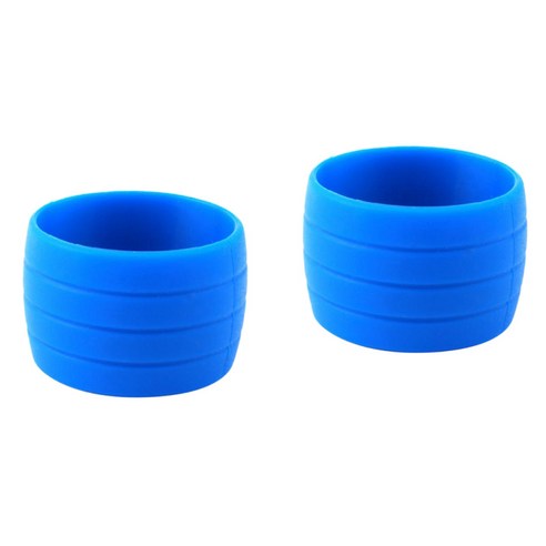 도로 자전거 드롭 바 고정 기어 자전거 핸들 바 테이프 번들 고정 링, 블루, 30.3x20mm, 실리콘