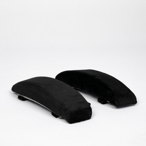 띵덕 사무실 의자 팔꿈치 팔걸이 굴곡형 벽돌형 5cm 10cm, 블랙