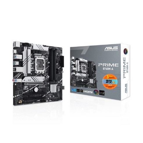 ASUS PRIME B760M-A, 단품 
그래픽카드/메인보드