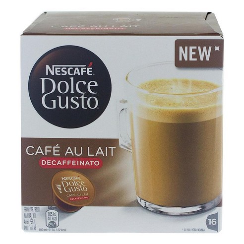 NESCAFÉ Dolce Gusto 독일직구 네스카페 돌체 구스토 카페 아우 레이 디카페인 데트코 파인 커피 캡슐 16캡슐, 1개