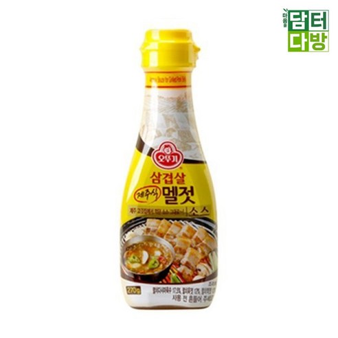 오뚜기 삼겹살 제주식 멜젓 소스, 270g, 6개