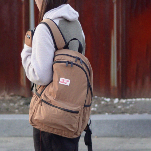 마스마룰즈 Layered backpack _ Brown