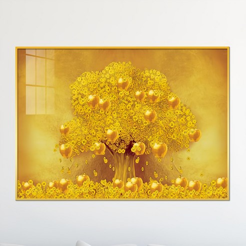 "돈 들어오는 그림" 정말 효과 있을까? 아트블루 황금 나무 액자 솔직 후기 돈들어오는그림