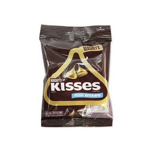 허쉬 키세스 크리미 밀크초콜릿, 52g, 12개