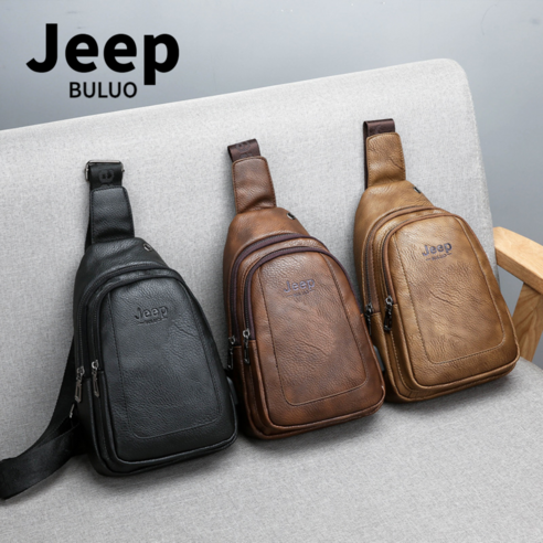 자유로운 영혼을 위한 동반자, JEEP BULUO 가죽 슬링백 가죽슬링백
