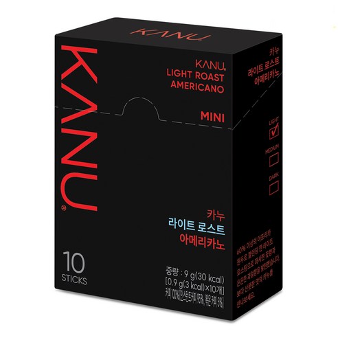 맥심 카누 라이트 미니 10T, 900mg, 10개입, 1개