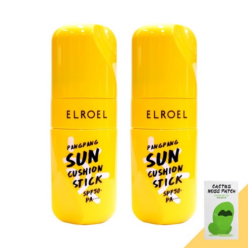 엘로엘 선쿠션 스틱 50ml x 2개+샘플1매, 엘로엘 선스틱 50ml x 2개+샘플1매