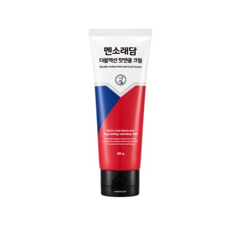 멘소래담 더블액션 핫앤쿨 크림, 80g, 2개