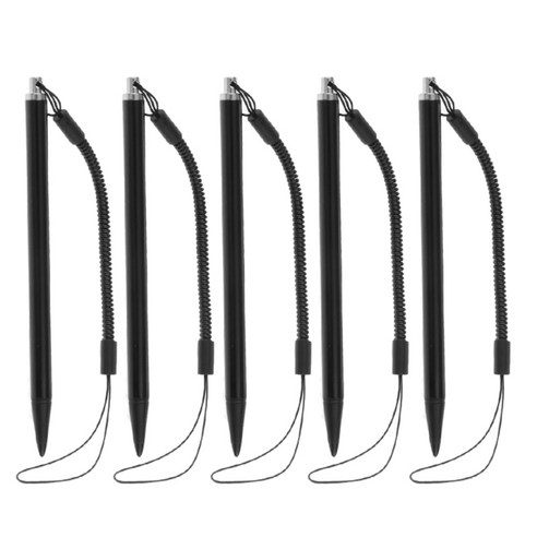 콘솔/탭/전화에 대 한 5Pcs 저항 펜 터치 스크린 스타일러스 교체, 블랙, 설명, 설명