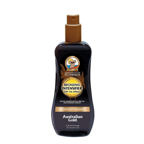 오스트레일리안골드 인텐시파이어 브론징 드라이 태닝 오일 스프레이, 237ml, 1개