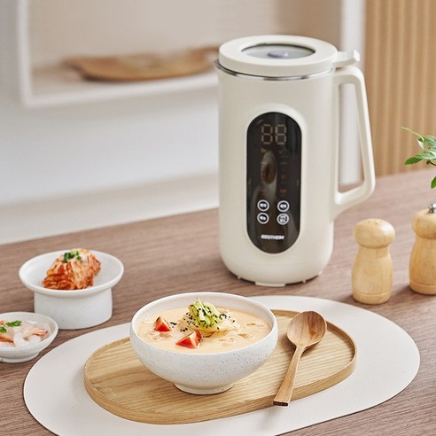 에버홈두유제조기 추천 상품베스트하임 스텐 두유제조기 이유식 죽 제조기 대용량 1200ml 제품 사진