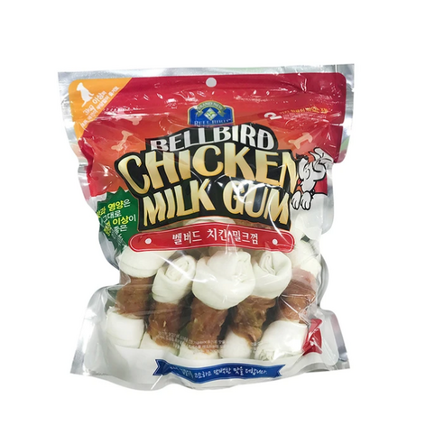 밸버드 치킨밀크껌 큰사이즈1kg X 2봉 코스트코 애견덴탈껌, 2개 프렌치불독간식