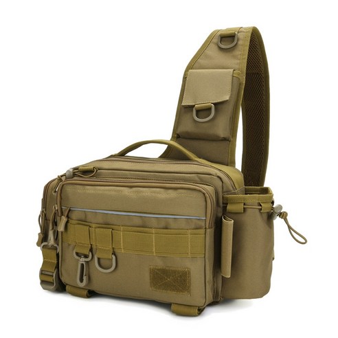 [XIG] 다기능 낚시 태클 가방 단일 어깨 Crossbody 가방 허리 팩 물고기 기어 유틸리티 스토리지 낚시 가방 X232g