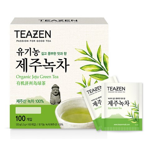 티젠)제주녹차 100T, 1.2g, 100개입, 1개