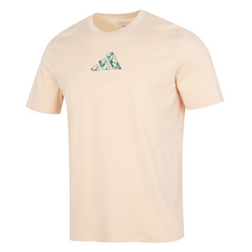 아디다스 남성용 릴 스트라이프 Q2 캐주얼 반소매 티셔츠 JI7525